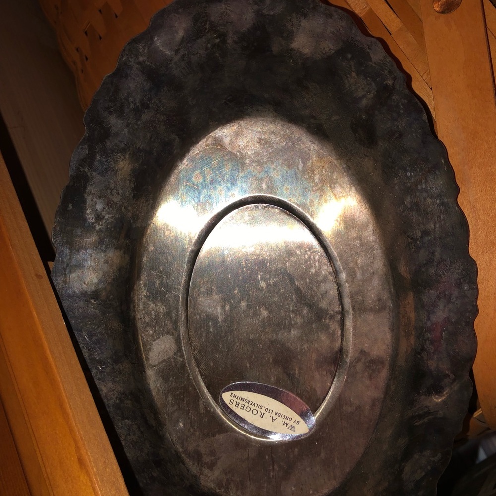 Silver tray